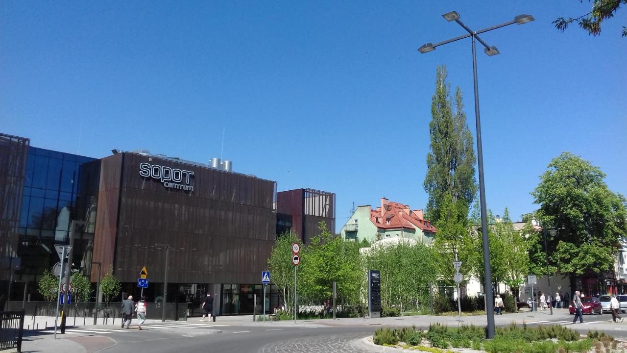 Studio Four - Prywatne Wejscie I Taras W Centrum Sopotu Buitenkant foto